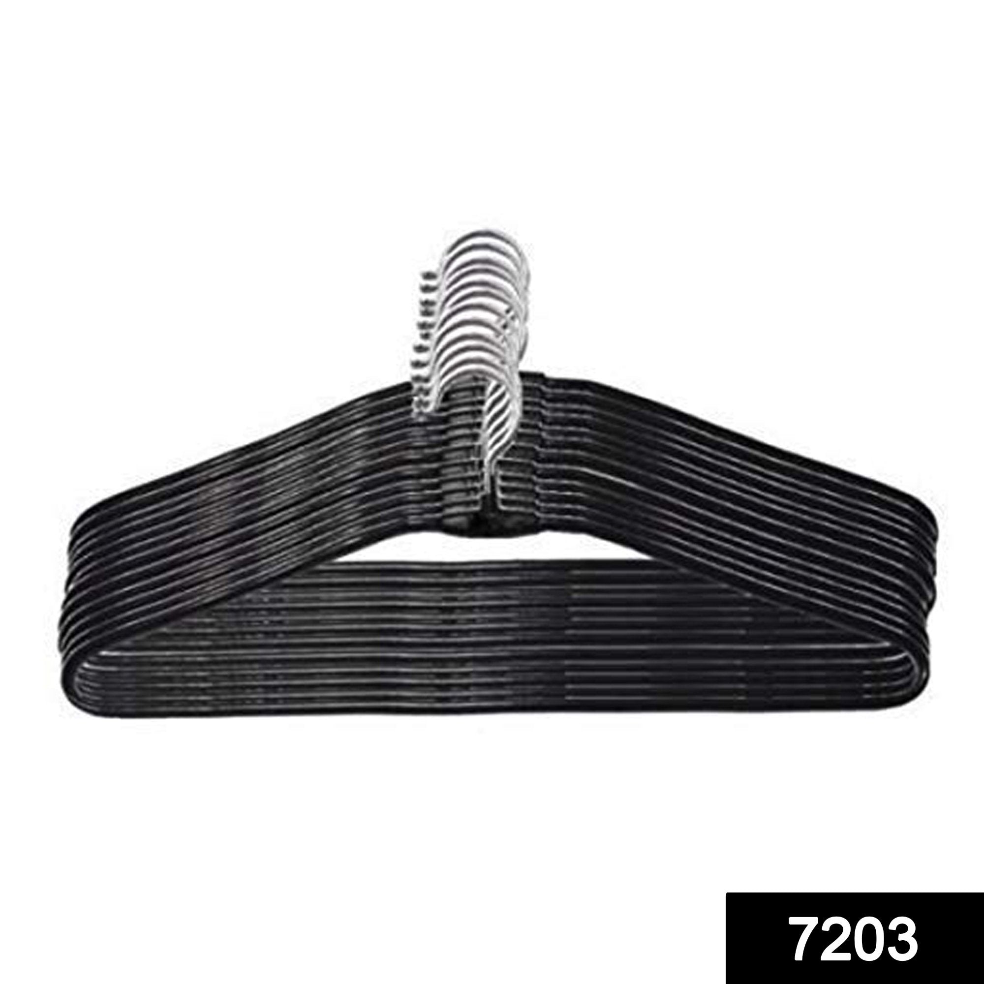 7203 Wardrobe Cloth Hanger (Pack of 10) - SkyShopy 7203 Wardrobe Cloth Hanger (Pack of 10) - SkyShopy